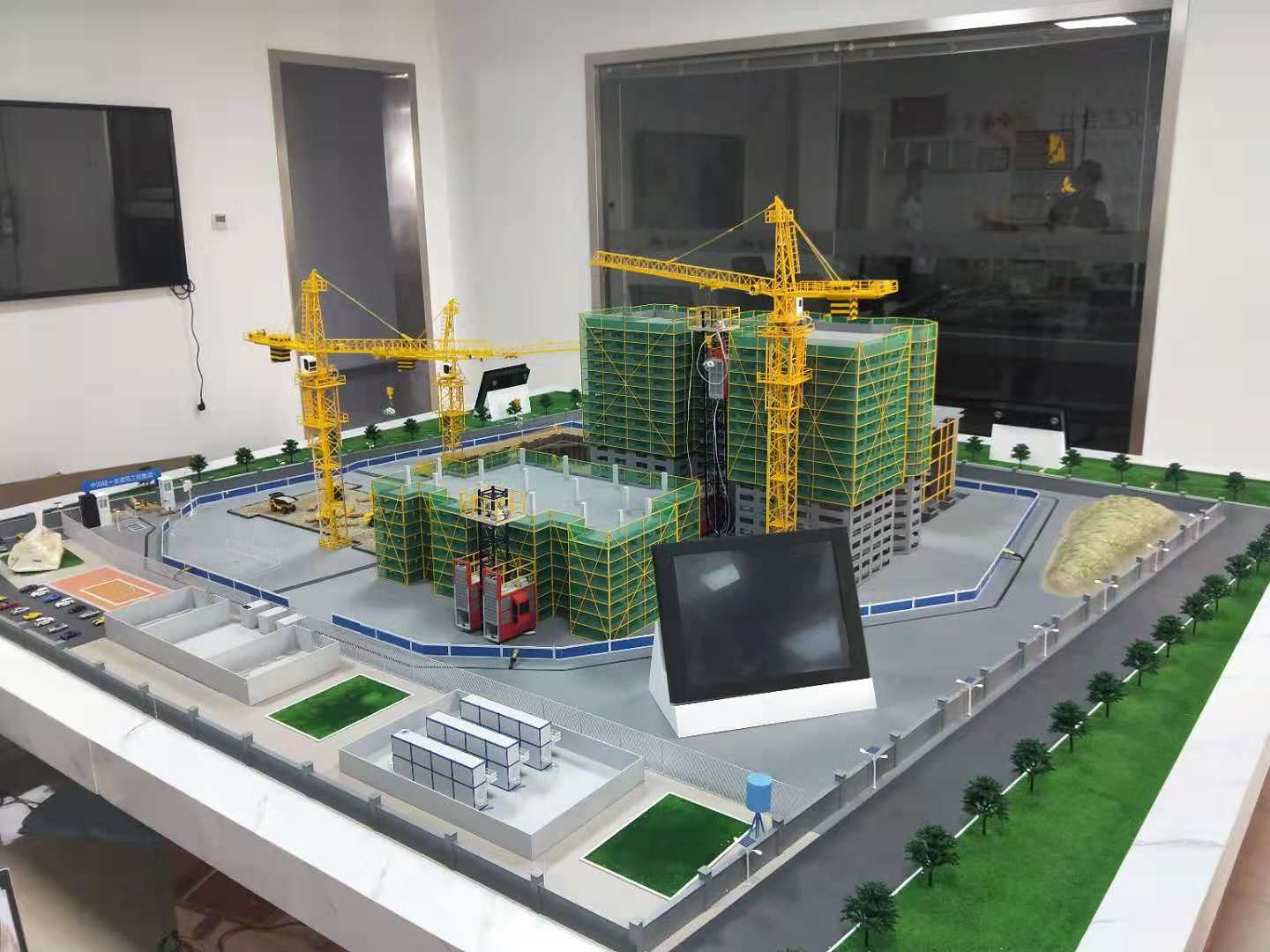 遂溪县建筑施工场景模型